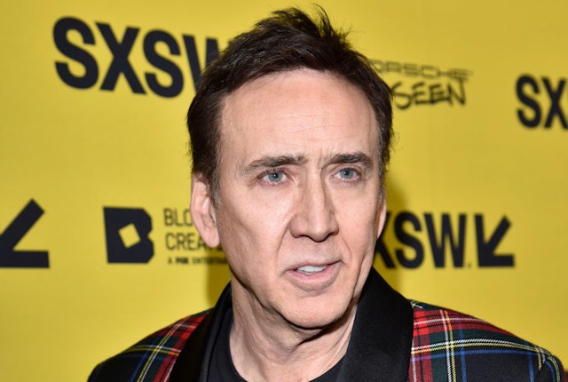 AUSTIN, TEXAS - MARCH 12: Nicholas Cage attends the premiere of "The Unbearable Weight of Massive Talent" during the 2022 SXSW Conference and Festival - Day 2 at the Paramount Theatre on March 12, 2022 in Austin, Texas. (Photo by Tim Mosenfelder/Getty Images)