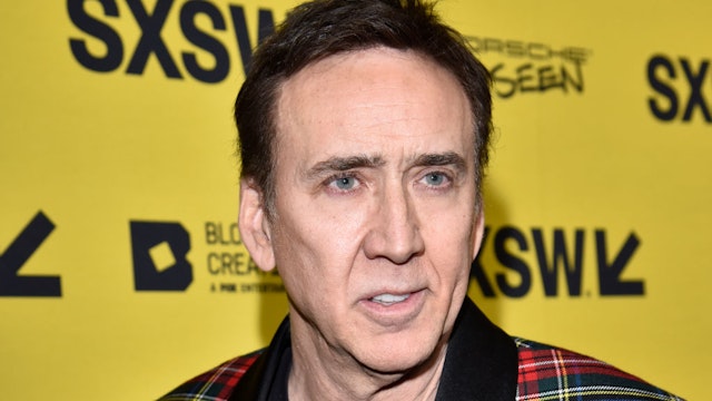 AUSTIN, TEXAS - MARCH 12: Nicholas Cage attends the premiere of "The Unbearable Weight of Massive Talent" during the 2022 SXSW Conference and Festival - Day 2 at the Paramount Theatre on March 12, 2022 in Austin, Texas. (Photo by Tim Mosenfelder/Getty Images)