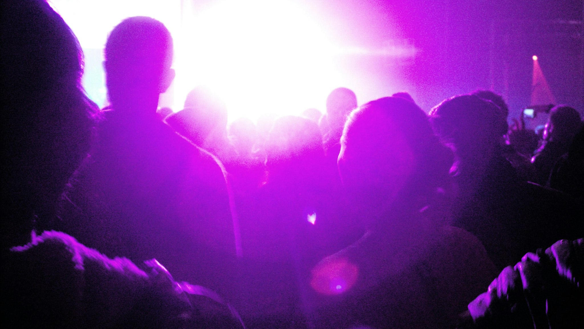 Crowd at a disco