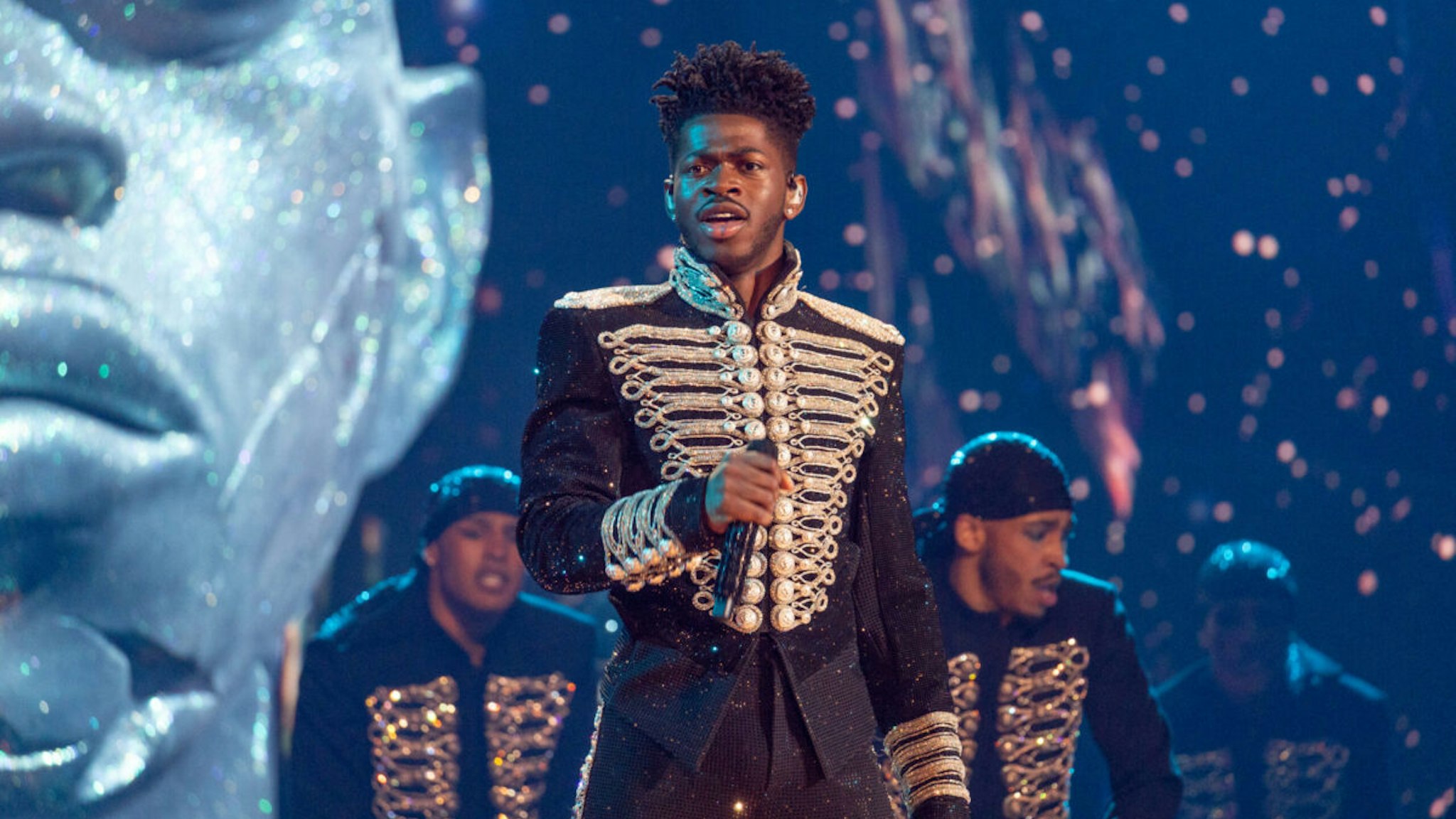 Lil Nas X performs onstage during the 64th annual GRAMMY awards on April 03, 2022 in Las Vegas, Nevada