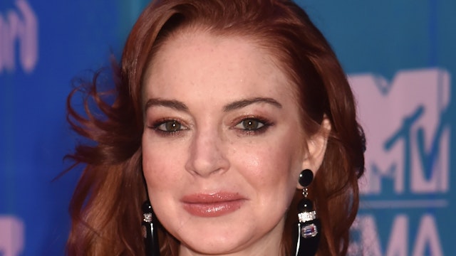 Lindsay Lohan attends the MTV EMAs 2018 at Bilbao Exhibition Centre on November 4, 2018 in Bilbao, Spain.