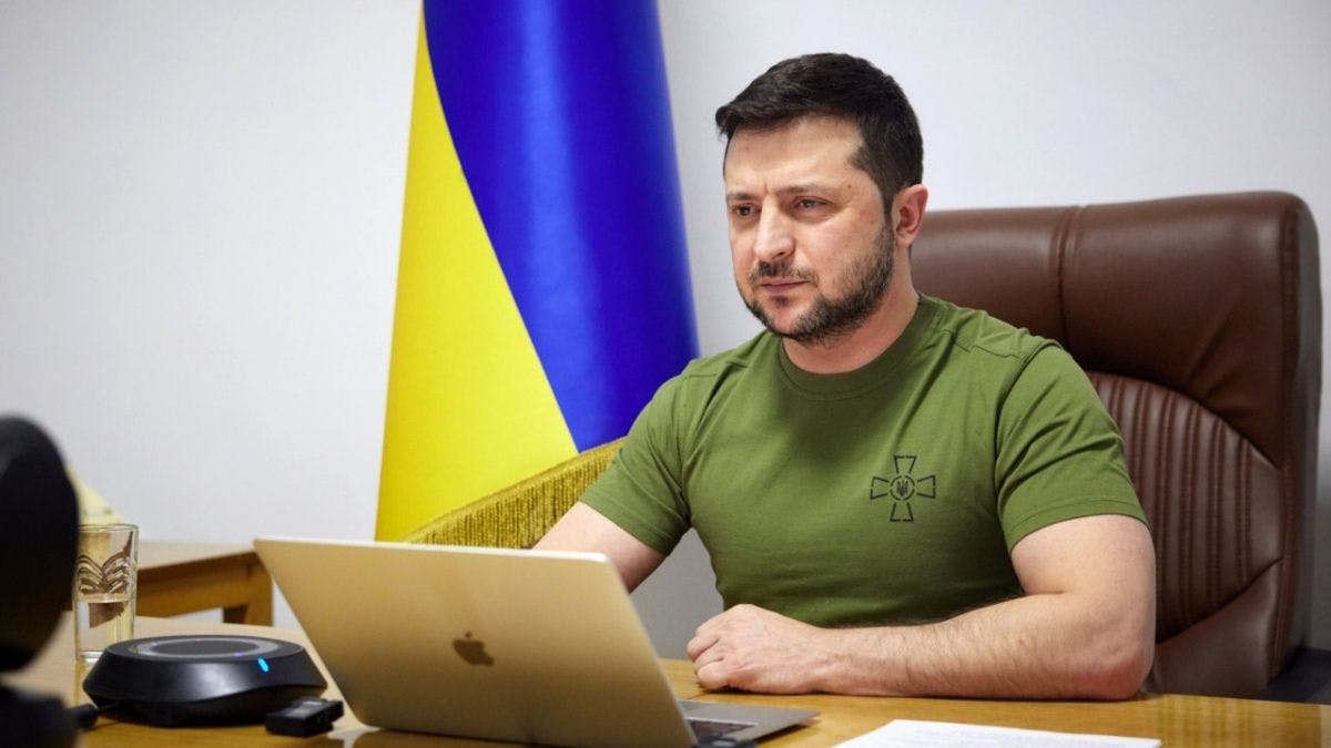 Zelensky Challenges Biden To Visit Ukraine: ‘He Should Come’ 1 image