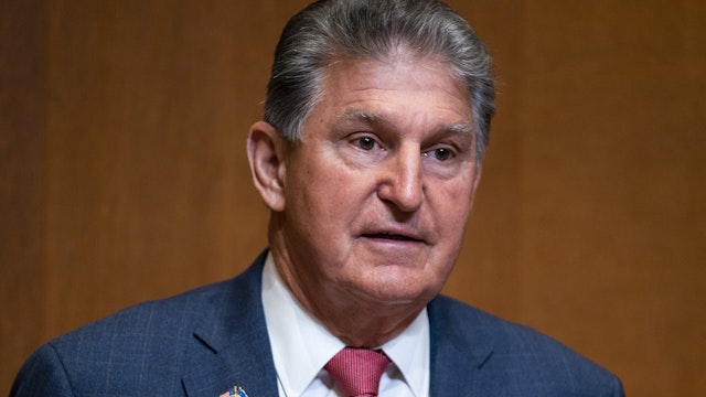 Senator Joe Manchin, a Democrat from West Virginia, speaks during a Senate Appropriations Subcommittee hearing in Washington, D.C., U.S., on Tuesday, April 26, 2022.