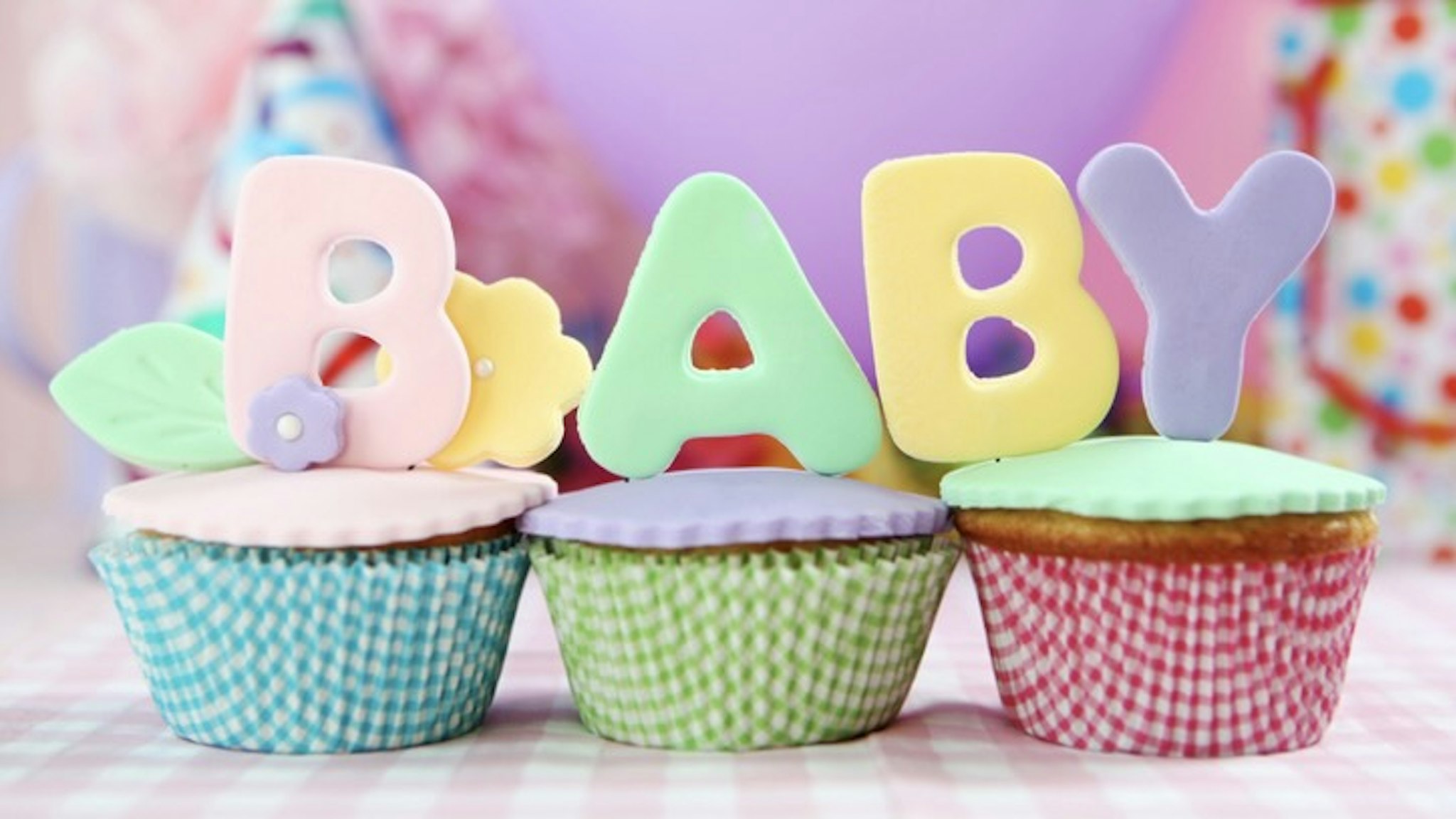 Baby cupcakes - stock photo Baby cupcakes kirin_photo via Getty Images