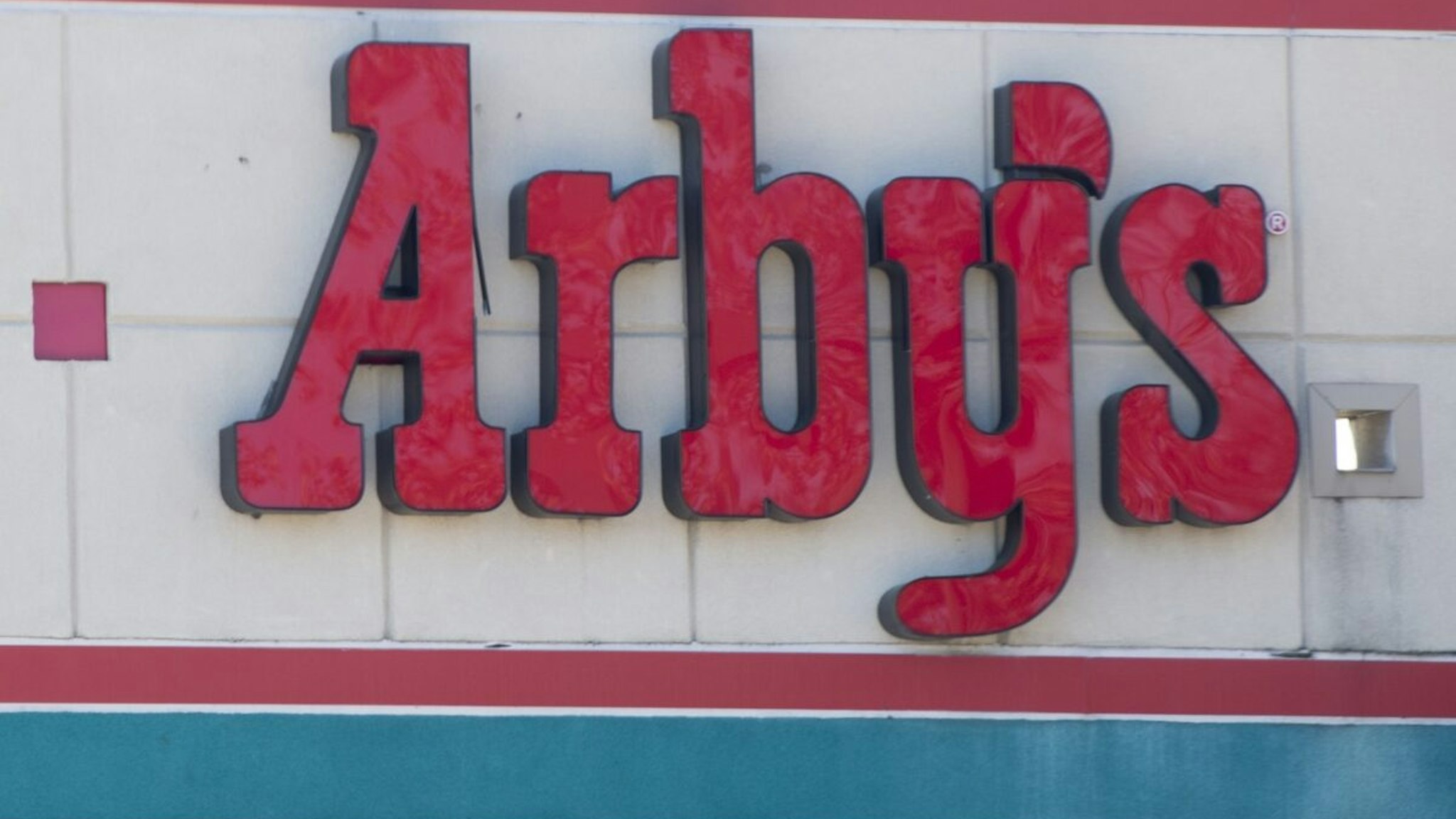 An Arby's fast food restaurant location in Woodbridge, Virginia, January 5, 2016