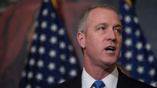 Rep. Sean Patrick Maloney (D-NY) speaks at a press conference introducing a bill providing members of the LGBT community with comprehensive federal protections on Capitol Hill May 2, 2017 in Washington, DC.