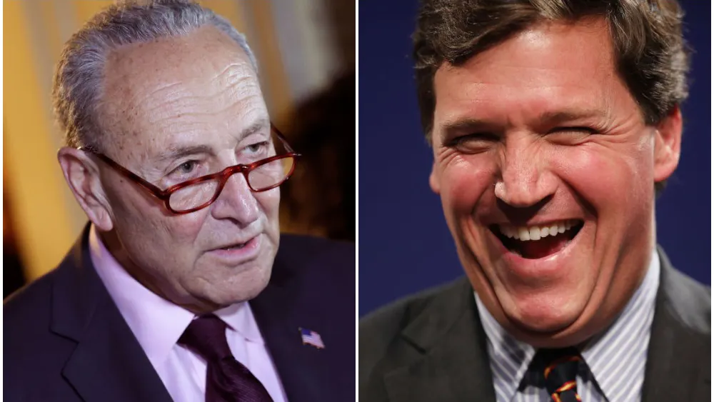 Chuck Schumer Declines Tucker Carlson Invite After Accusing Fox News Of Inspiring Buffalo Shooter