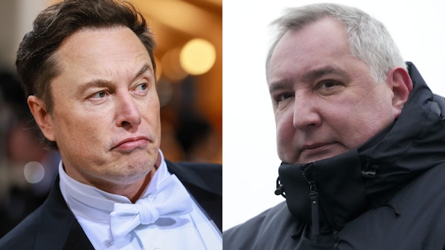 Elon Musk Dmitry Rogozin