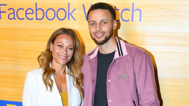 Sonya Curry and NBA Player Stephen Curry of the Golden State Warriors attend the "Stephen Vs The Game" Facebook Watch Preview at 16th Street Station on April 1, 2019 in Oakland, California.