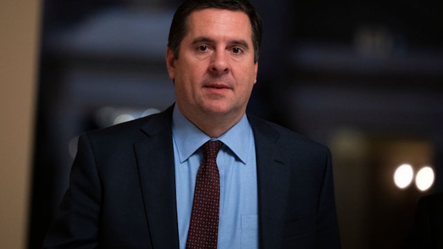 Rep. Devin Nunes, R-Calif., is seen in the U.S. Capitol on Thursday, December 9, 2021.