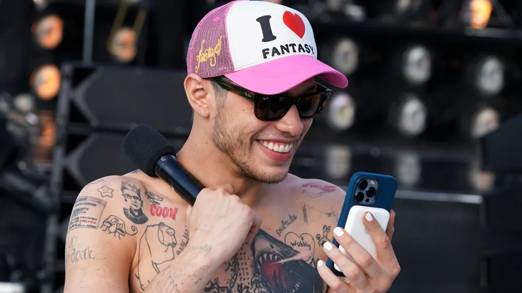 Pete Davidson Fans Spy New Tattoo On His Neck They Think References Kim Kardashian’s Kids