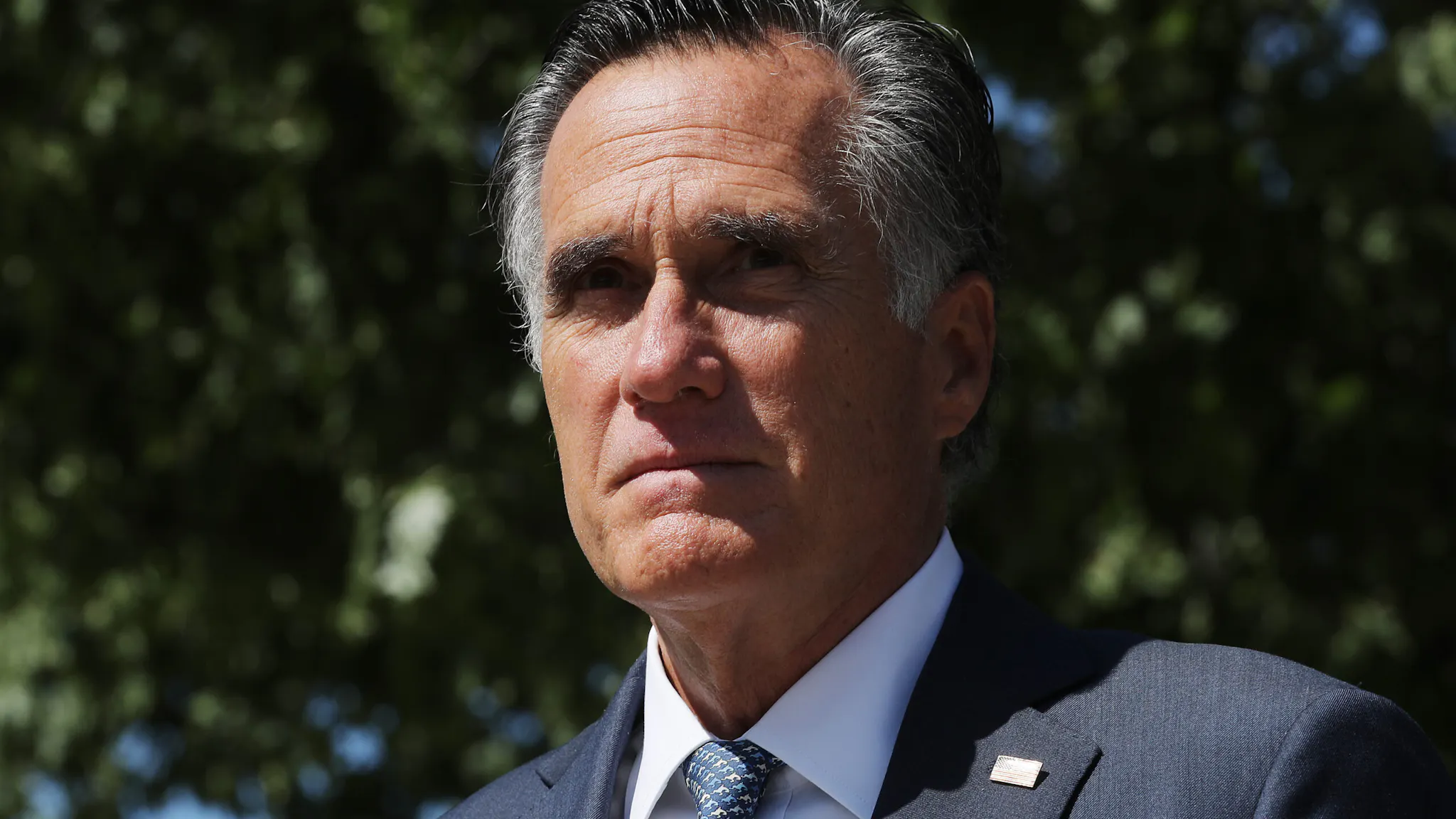 Senators Speak To Media After Weekly Policy Luncheons Mitt Romney