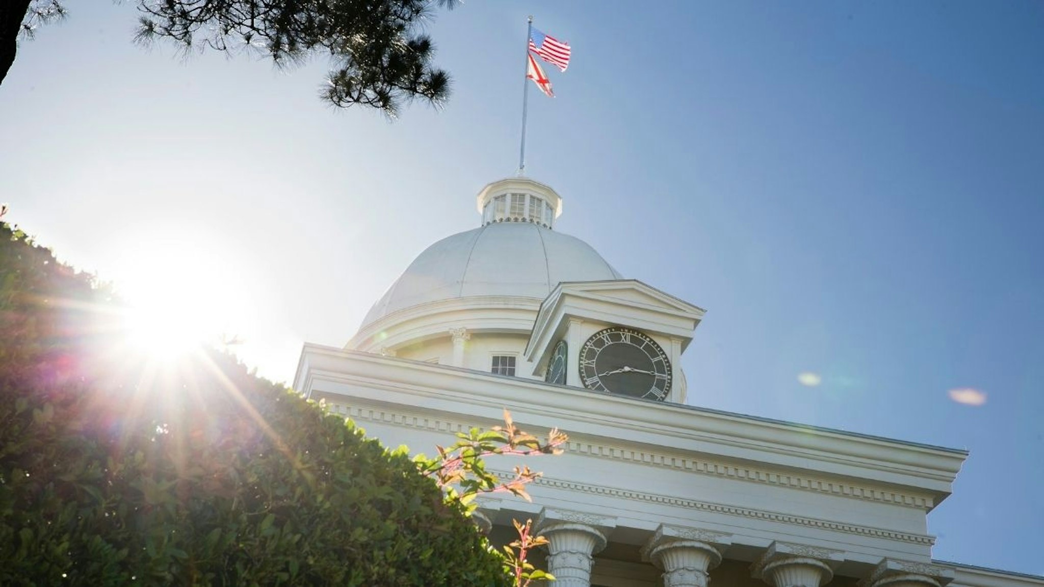 The Alabama State Capitol building is seen on Tuesday, May 14, 2019 in Montgomery, AL.