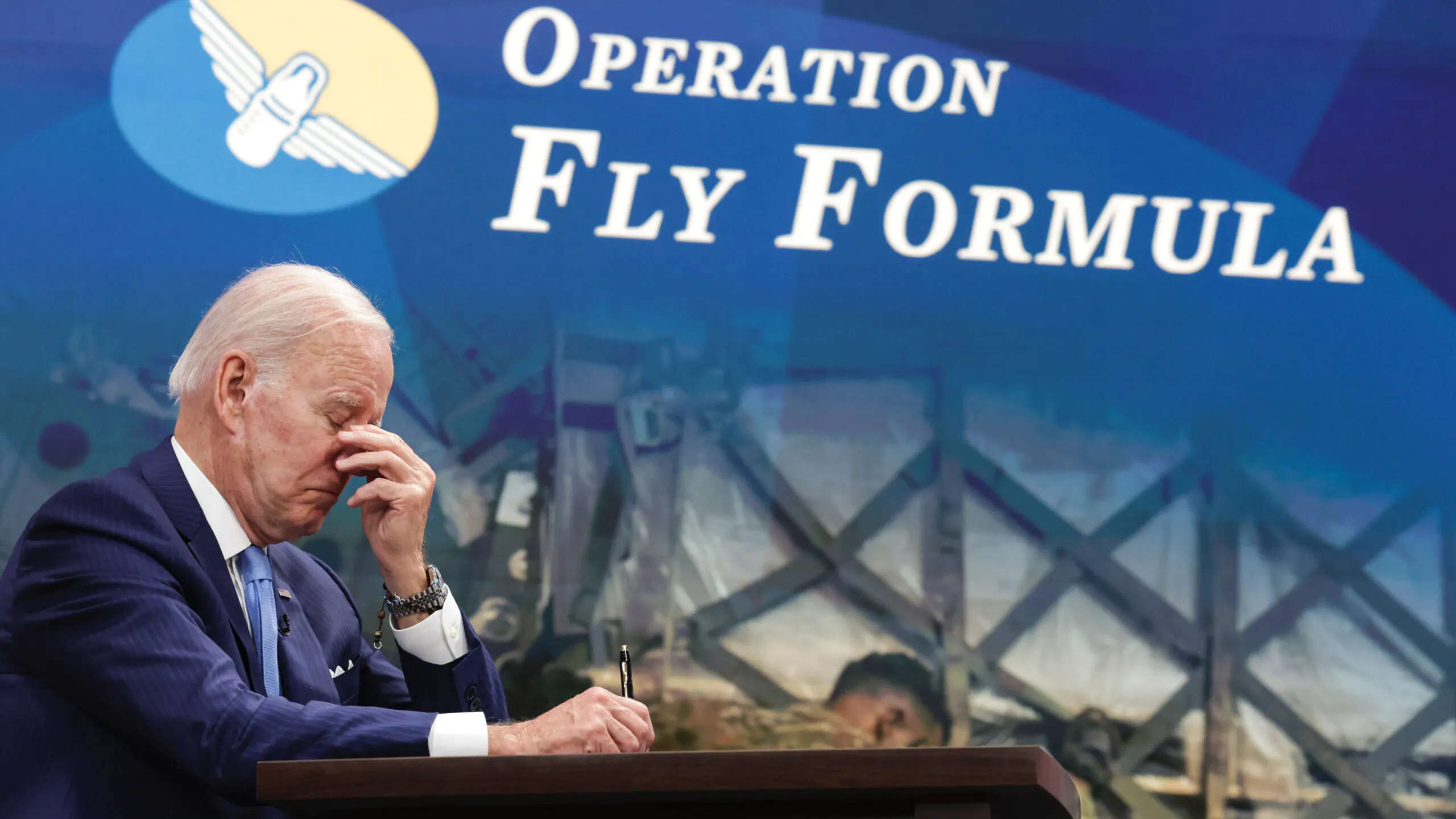 WATCH: Biden Fumbles Baby Formula Shipment Announcement, Says Just ‘3.7 Bottles Of The Formula’ Are Coming