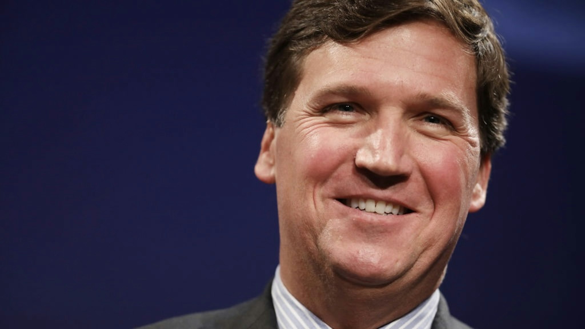 WASHINGTON, DC - MARCH 29: Fox News host Tucker Carlson discusses 'Populism and the Right' during the National Review Institute's Ideas Summit at the Mandarin Oriental Hotel March 29, 2019 in Washington, DC.