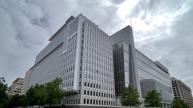 The World Bank headquarters are seen in Washington, DC, on May 25, 2022.