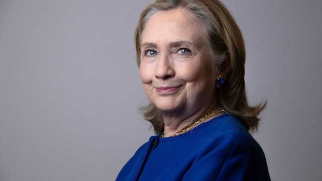 Former US Secretary of States Hillary Clinton poses during a photo session in Paris, on June 10, 2022. (Photo by JOEL SAGET / AFP) (Photo by JOEL SAGET/AFP via Getty Images)