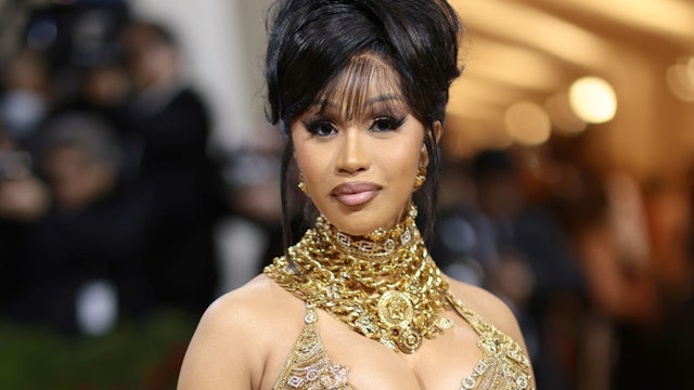 NEW YORK, NEW YORK - MAY 02: Cardi B attends The 2022 Met Gala Celebrating "In America: An Anthology of Fashion" at The Metropolitan Museum of Art on May 02, 2022 in New York City. (Photo by Dimitrios Kambouris/Getty Images for The Met Museum/Vogue)
