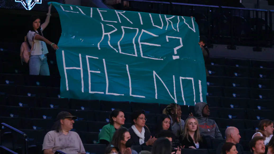 Women Strut Topless At WNBA Game To Protest Overturning Roe