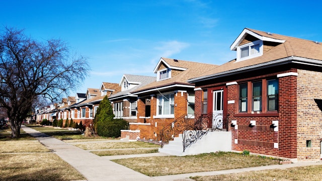 Chicago Bungalows on 65th Street in West Lawn, a Chicago community on the Southwest side.
