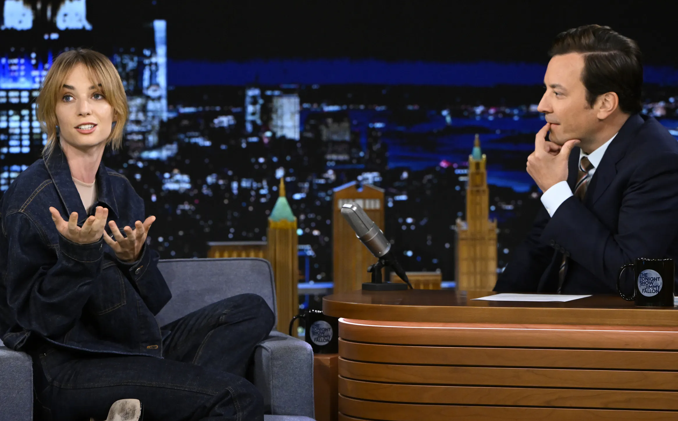 Jimmy Fallon Goads Stranger Things Actress Maya Hawke Into Saying F