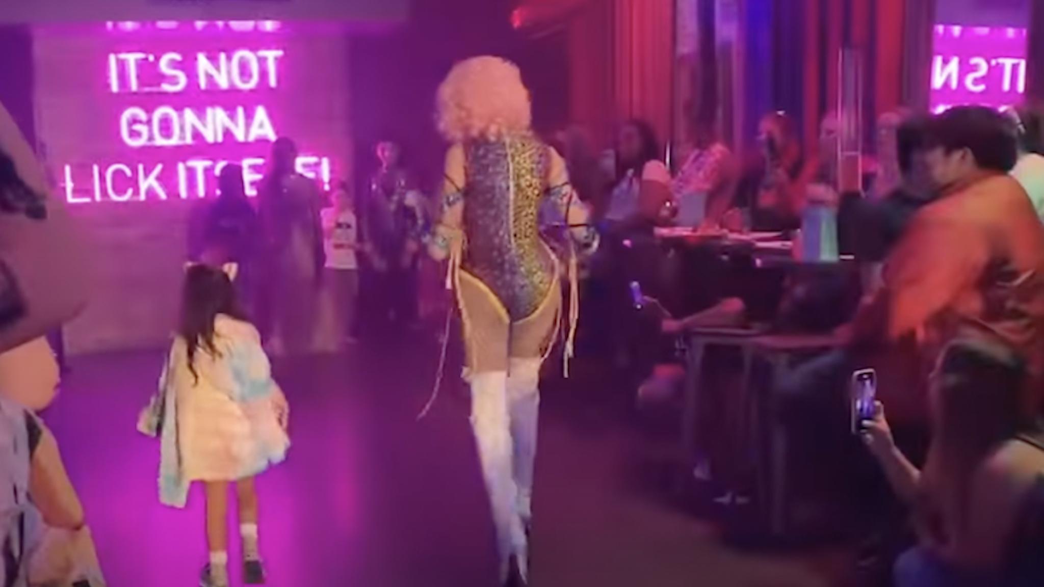 Drag queens who performed for children at a Dallas gay bar told YouTube channel Fleccas Talks the event was "educational"