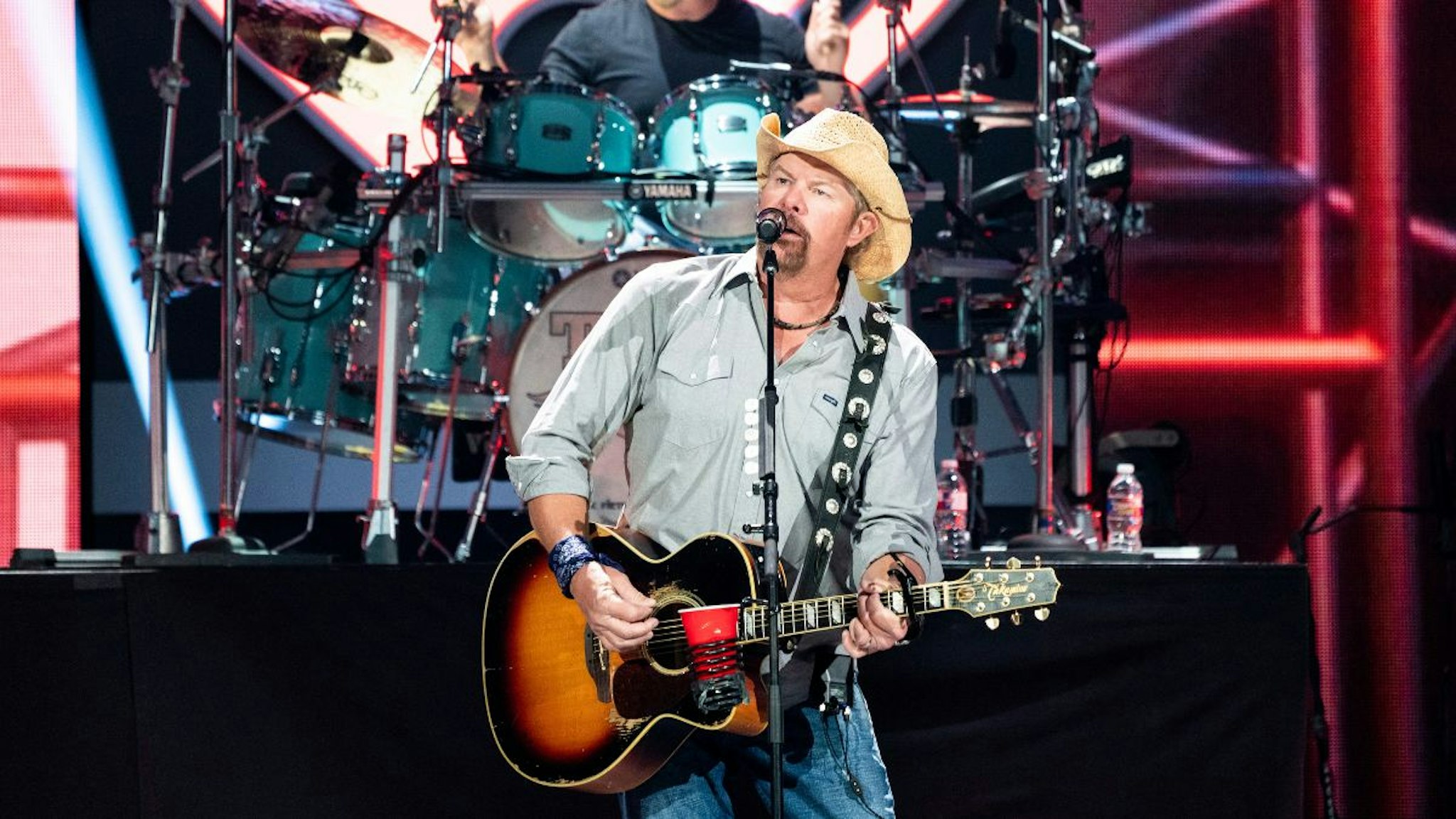 Toby Keith performs onstage during the 2021 iHeartCountry Festival Presented By Capital One at Frank Irwin Center on October 30, 2021 in Austin, Texas.