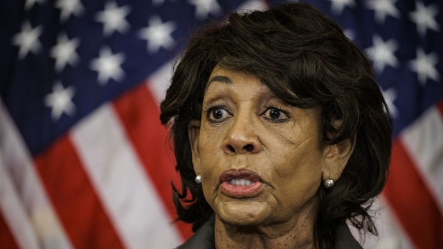 Representative Maxine Waters, a Democrat from California, speaks during an America COMPETES Act Of 2022 event at the U.S. Capitol in Washington, D.C., U.S., on Friday, Feb. 4, 2022.