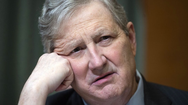 Senator John Kennedy, a Republican from Louisiana, during a Senate Appropriations Subcommittee hearing in Washington, D.C., US, on Wednesday, May 25, 2022.