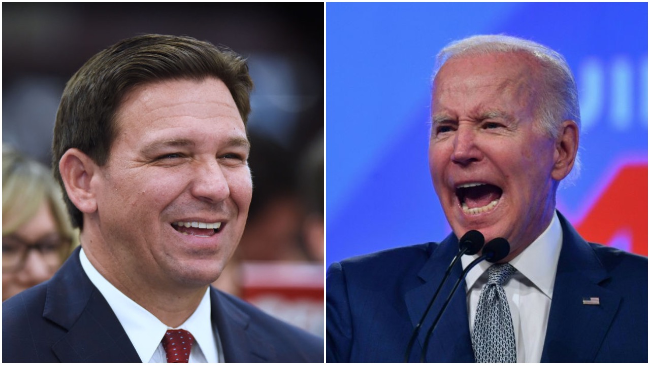 Biden Fearing DeSantis Attacks Him Again Going After Mickey Mouse For Gods Sake
