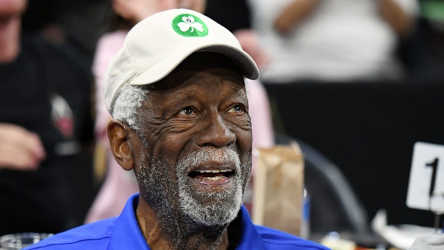 LAS VEGAS, NEVADA - JULY 21: Basketball Hall of Fame member Bill Russell attends a game between the Minnesota Lynx and the Las Vegas Aces at the Mandalay Bay Events Center on July 21, 2019 in Las Vegas, Nevada. The Aces defeated the Lynx 79-74. NOTE TO USER: User expressly acknowledges and agrees that, by downloading and or using this photograph, User is consenting to the terms and conditions of the Getty Images License Agreement.