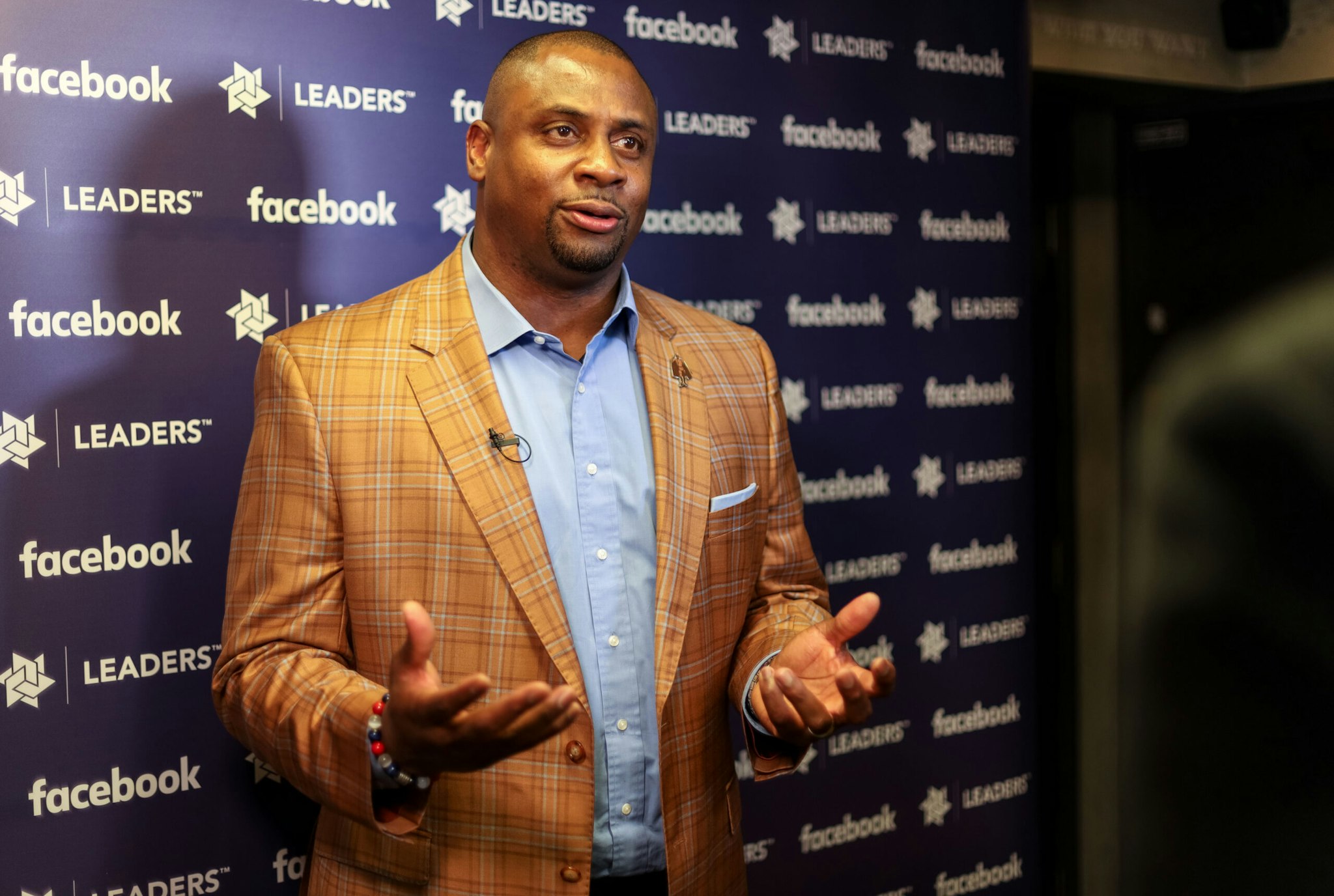 LONDON, ENGLAND - OCTOBER 07: Troy Vincent, EVP Football Operations, NFL during the Leaders "An Evening With..." event at Under the Bridge at Stamford Bridge on October 07, 2019 in London, England.