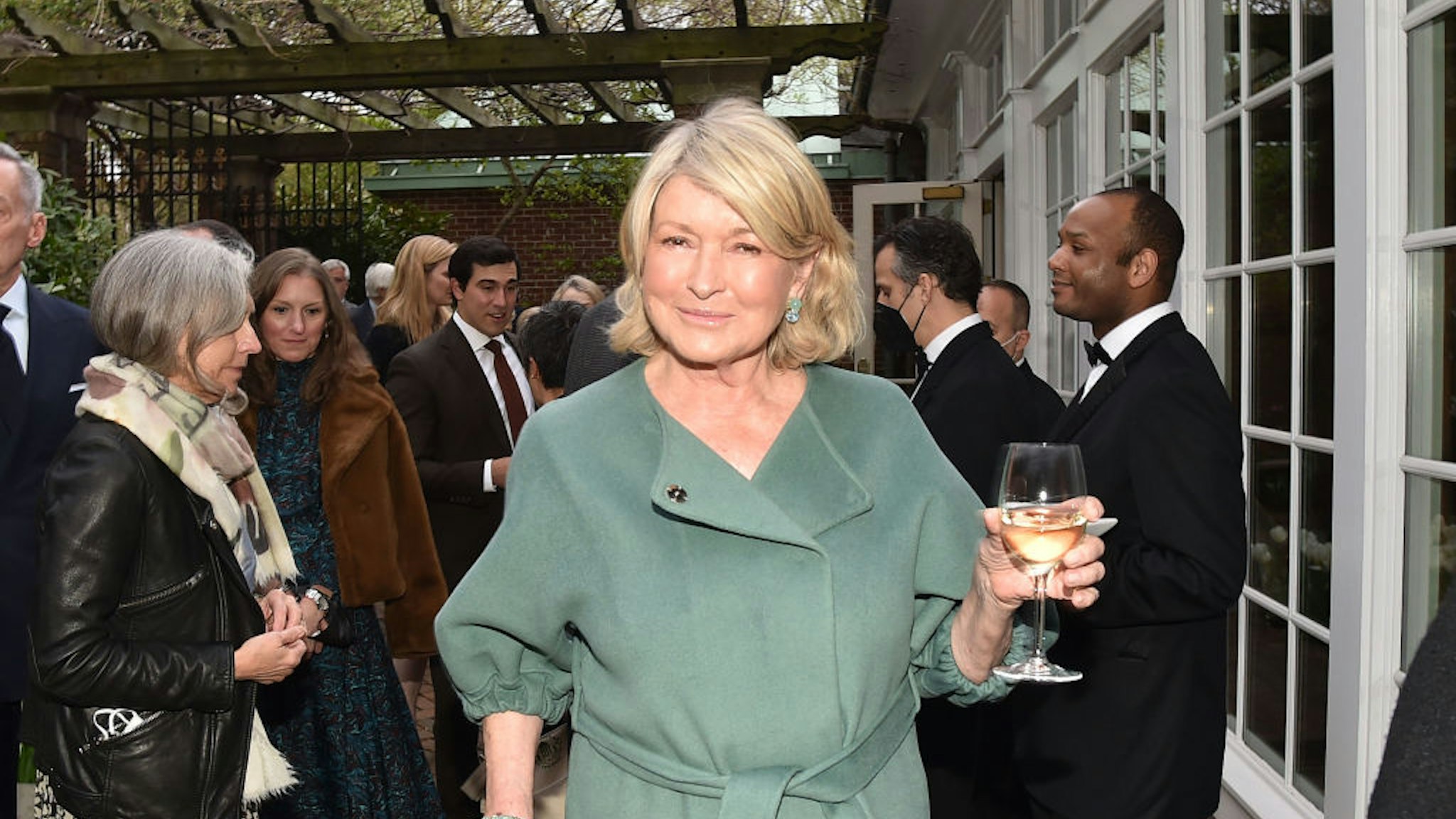 NEW YORK, NEW YORK - APRIL 25: Martha Stewart attends Olmsted Bicentennial Gala "Parks For All People" Presented By National Association For Olmsted Parks At Central Park at The Loeb Boathouse on April 25, 2022 in New York City. (Photo by Patrick McMullan/PMC via Getty Images)