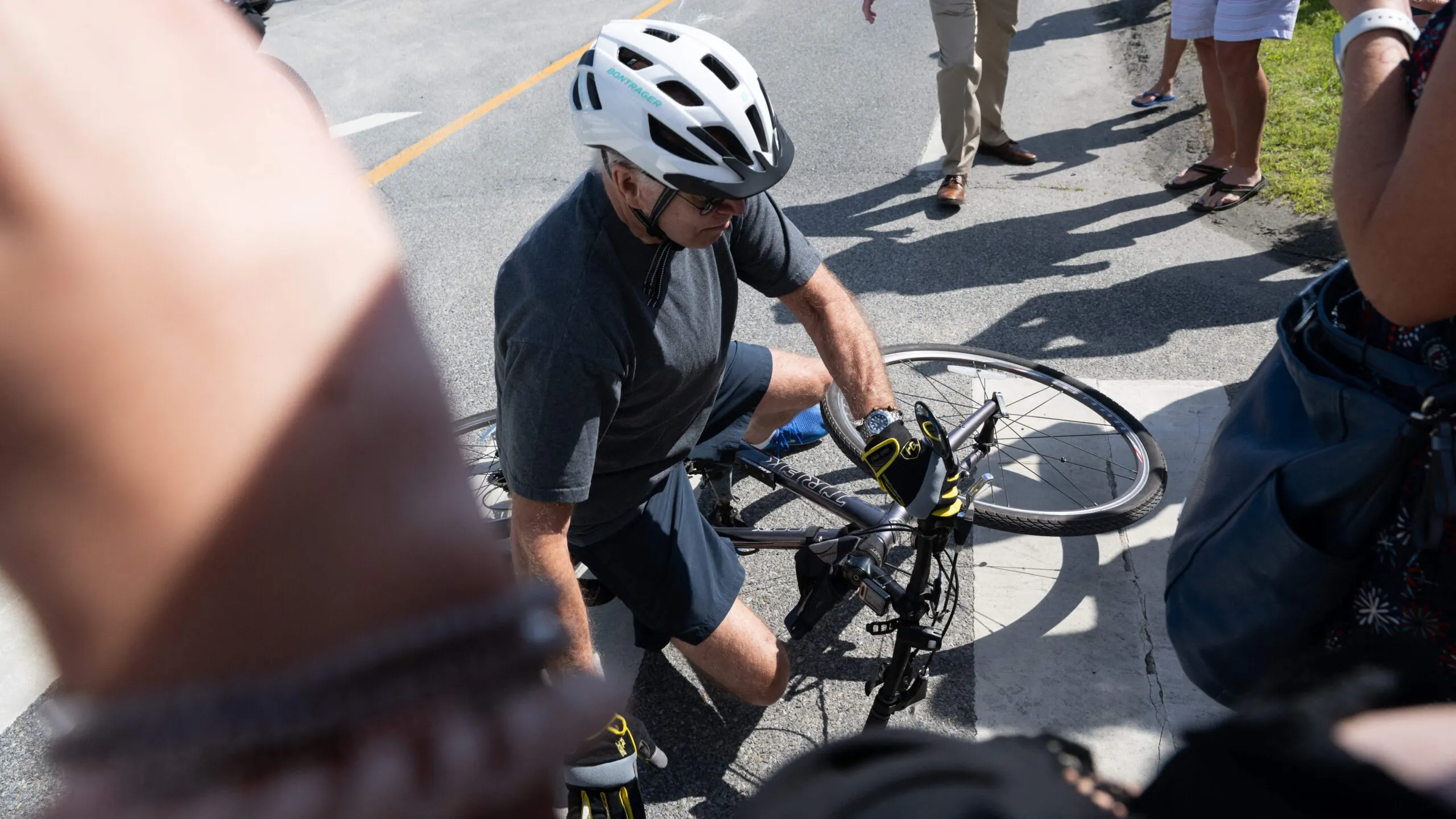 Google Maps Users Troll Biden With Mocking Landmark Where He Fell Off Bike