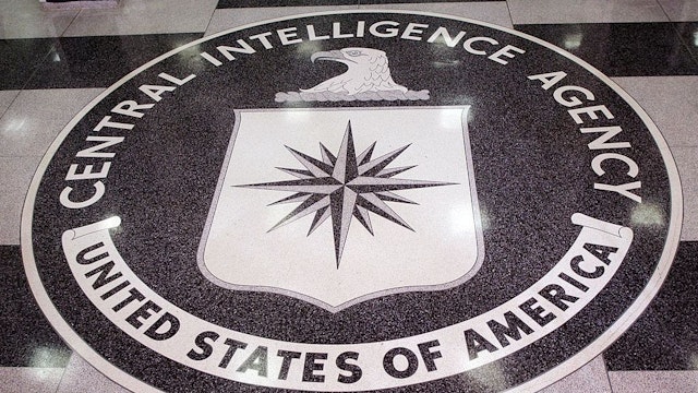 UNITED STATES - MARCH 03: The seal of the Central Intelligence Agency, on the floor of the foyer at the CIA Headquarters, in Langley, VA is shown in a photo taken Thursday, March 3, 2005.