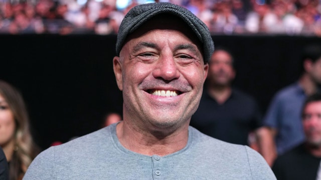 AUSTIN, TEXAS - JUNE 18: Joe Rogan is seen in attendance during the UFC Fight Night event at Moody Center on June 18, 2022 in Austin, Texas.