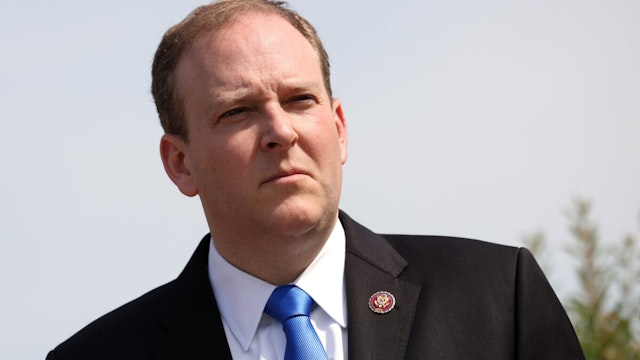 Rep. Lee Zeldin (R-NY) attends a press conference on the current conflict between Israel and the Palestinians on May 20, 2021 in Washington, DC.