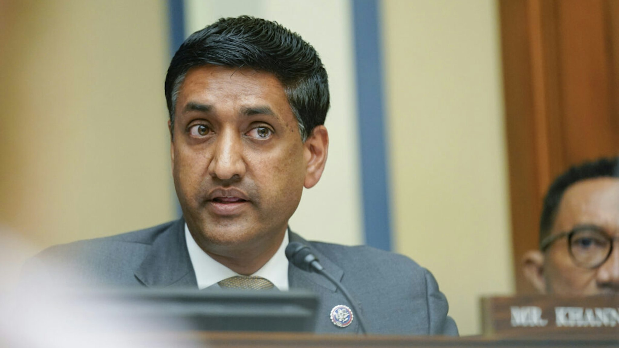 Rep. Ro Khanna (D-CA) speaks during a House Committee on Oversight and Reform hearing on gun violence on Capitol Hill on June 8, 2022 in Washington, DC