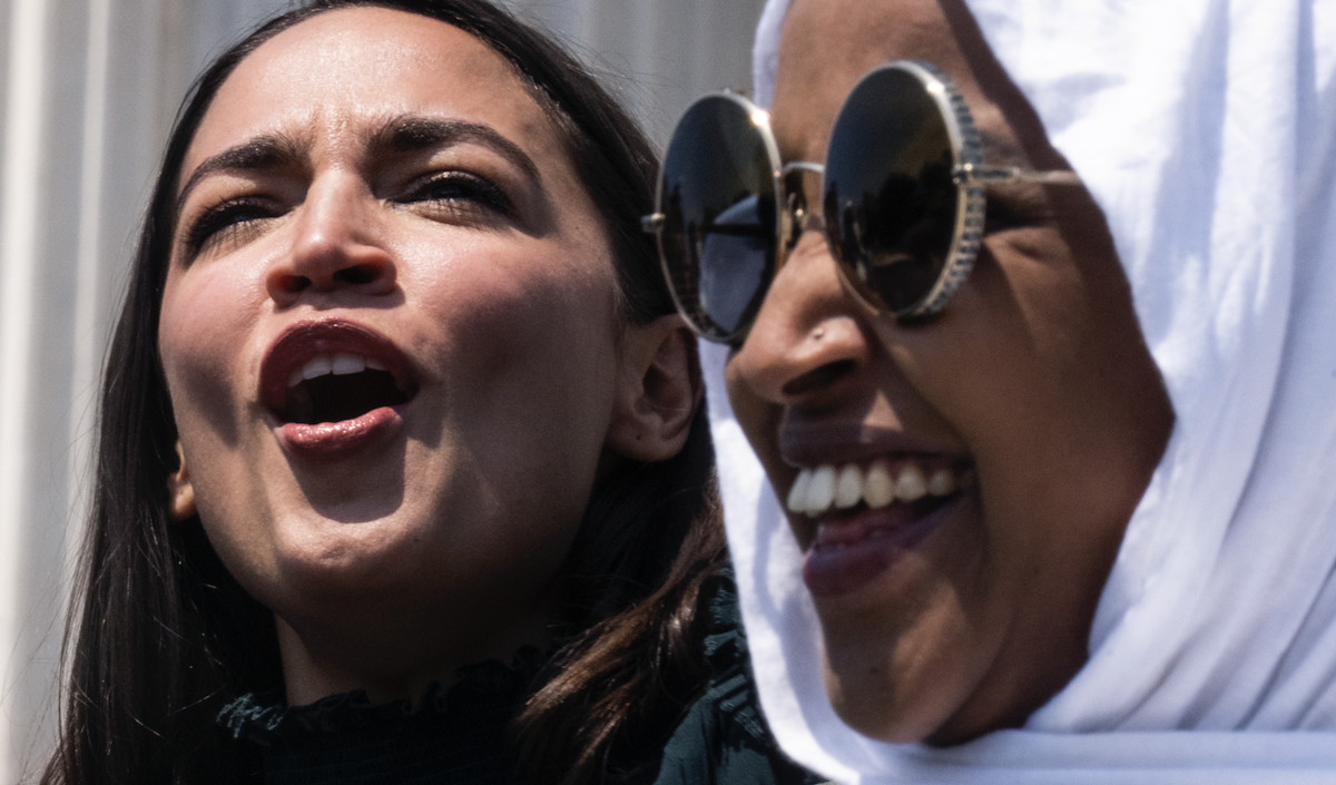 WATCH: AOC Pretends To Be Handcuffed As Police Arrest 17 House Dems Outside SCOTUS