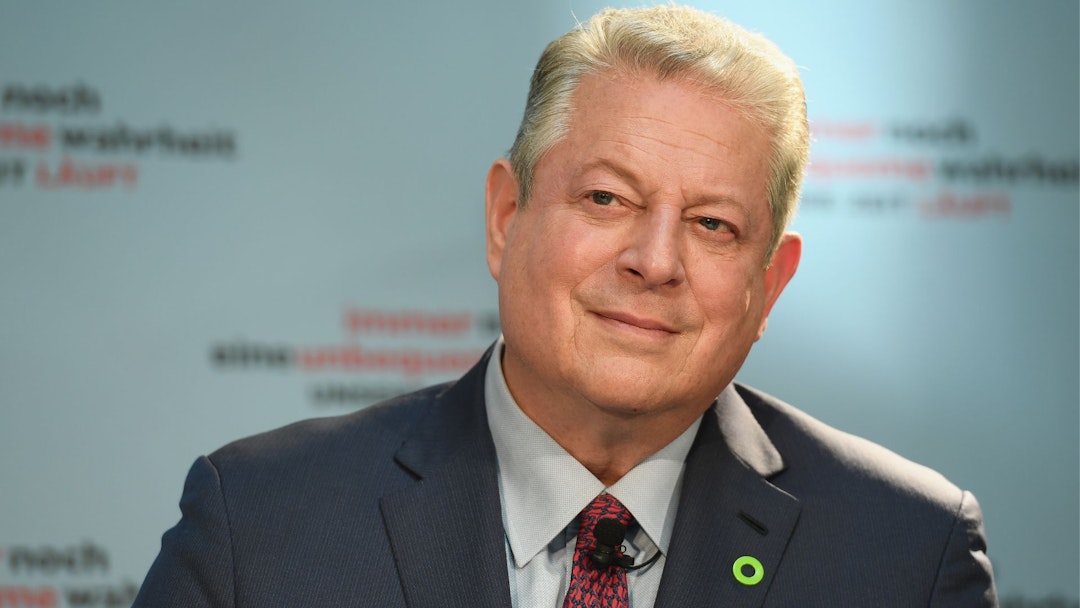 BERLIN, GERMANY - AUGUST 08: Former Vice President Al Gore attends a press conference for 'An Inconvenient Sequel: Truth to Power' at Hotel Adlon on August 8, 2017 in Berlin, Germany.