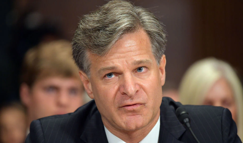 Christopher Wray testifies before the Senate Judiciary Committee on his nomination to be the director of the Federal Bureau of Investigation in the Dirksen Senate Office Building on Capitol Hill on July 12, 2017 in Washington,DC. (Photo by Mandel NGAN / AFP) (Photo by MANDEL NGAN/AFP via Getty Images)