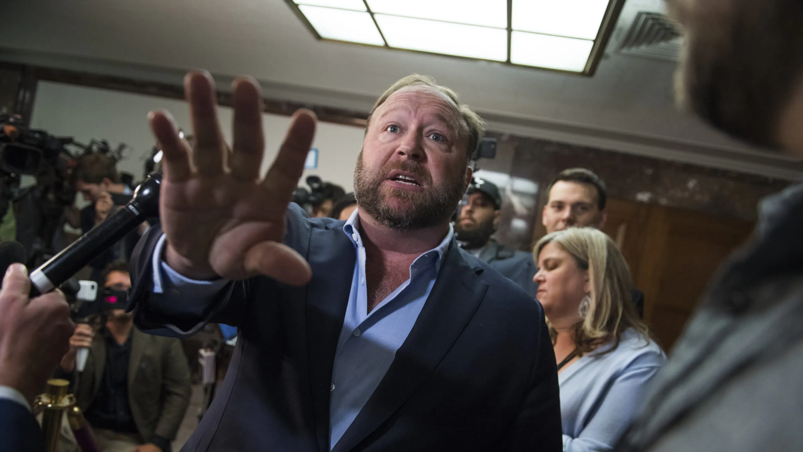 Sandy Hook Families Demand Alex Jones Surrender Media Company Control, Accuse Him Of Funneling Assets