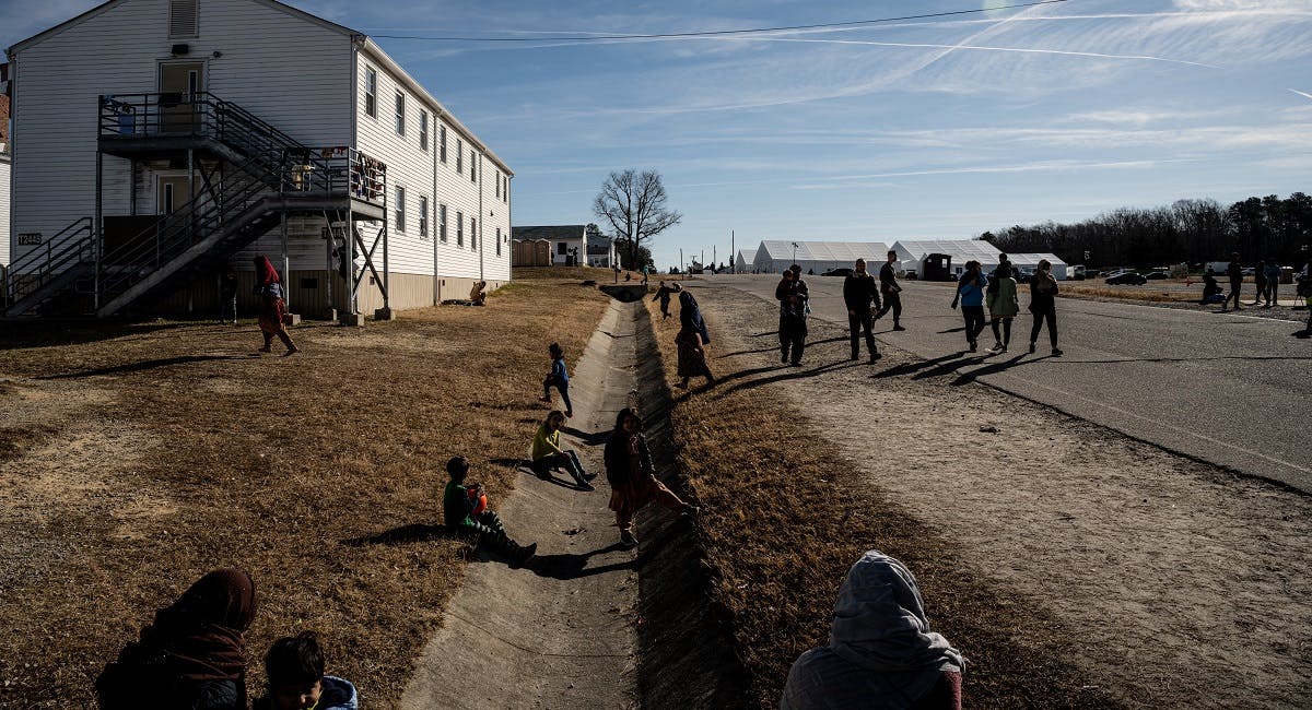 Military Base Housing Afghan Refugees Became Covered In Feces And