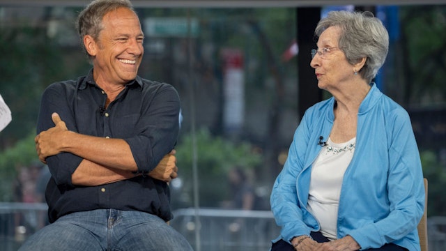 TODAY -- Pictured: Mike Rowe and Peggy Rowe on Monday, August 15, 2022 -- (Photo by: Nathan Congleton/NBC via Getty Images)