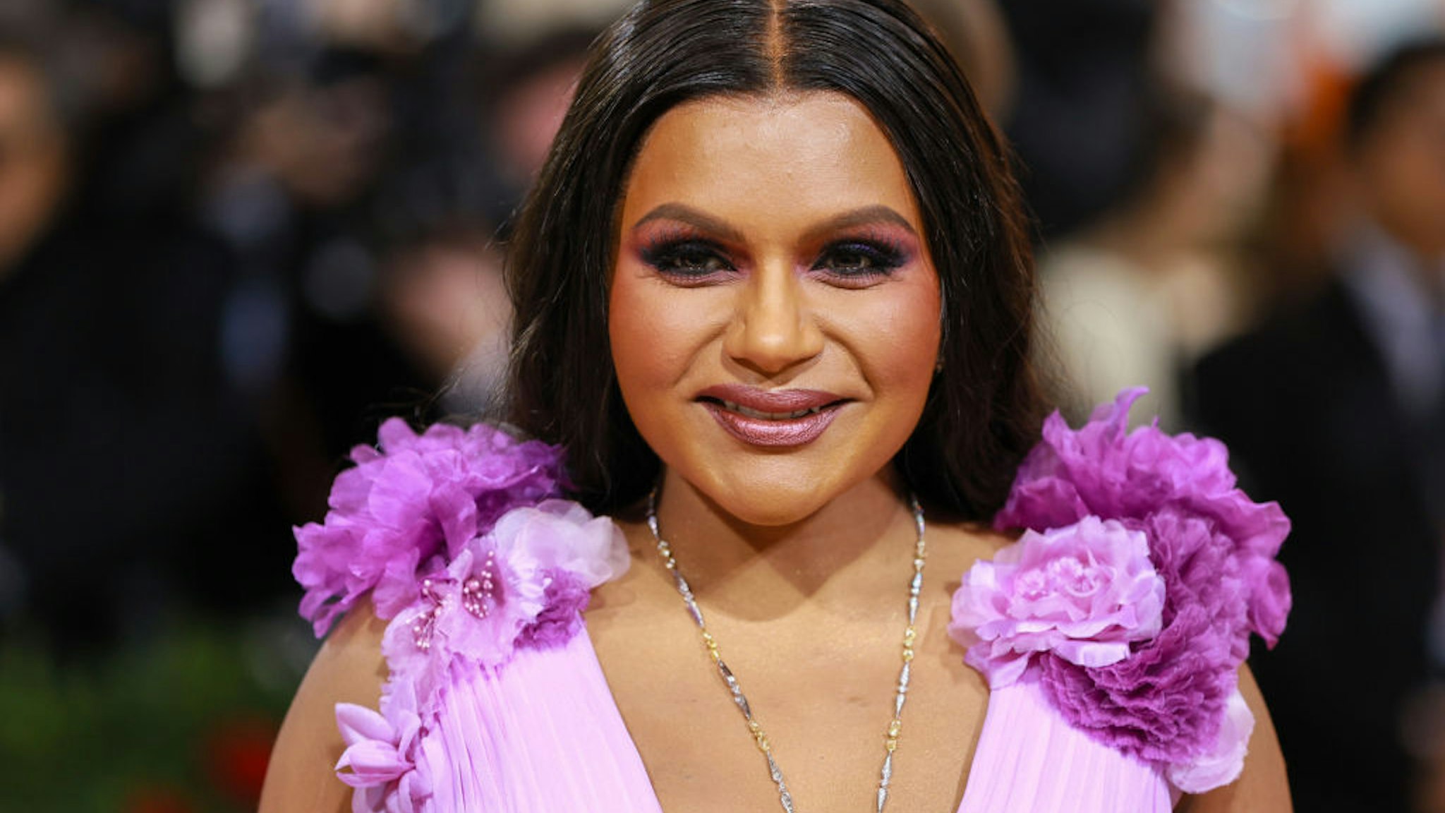 Mindy Kaling attends The 2022 Met Gala Celebrating "In America: An Anthology of Fashion" at The Metropolitan Museum of Art on May 02, 2022 in New York City.