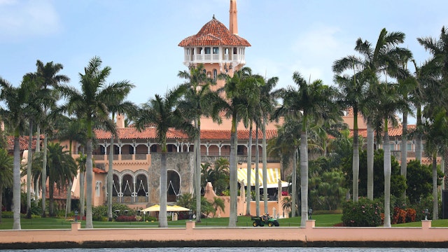 WEST PALM BEACH, FLORIDA - APRIL 03: President Donald Trump's Mar-a-Lago resort is seen on April 03, 2019 in West Palm Beach, Florida. Reports indicate that at over the past weekend a woman from China was arrested and found to be carrying four cellphones and a thumb drive infected with malware after she made her way into the resort during President Trump’s visit.