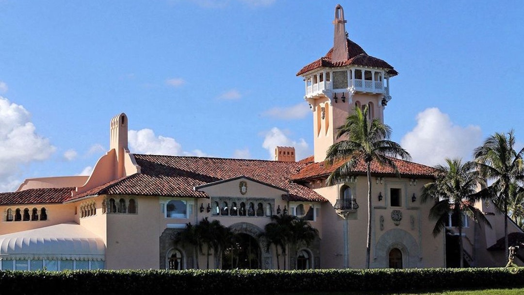 Former President Donald Trump's Mar-a-Lago resort in Palm Beach, Florida. (Charles Trainor Jr./Miami Herald/Tribune News Service via Getty Images)