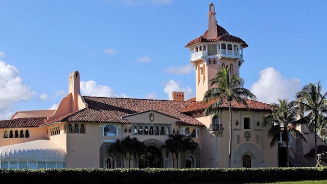 Former President Donald Trump's Mar-a-Lago resort in Palm Beach, Florida. (Charles Trainor Jr./Miami Herald/Tribune News Service via Getty Images)