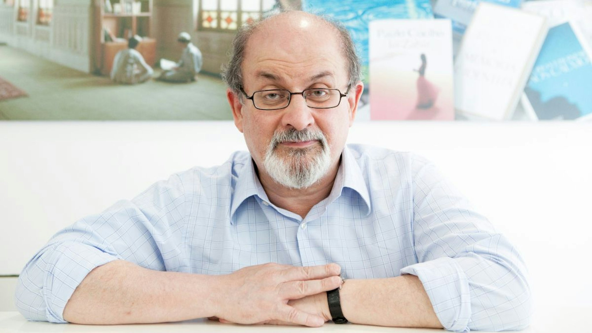 Salman Rushdie, writer, Milan, Italy, 2010.