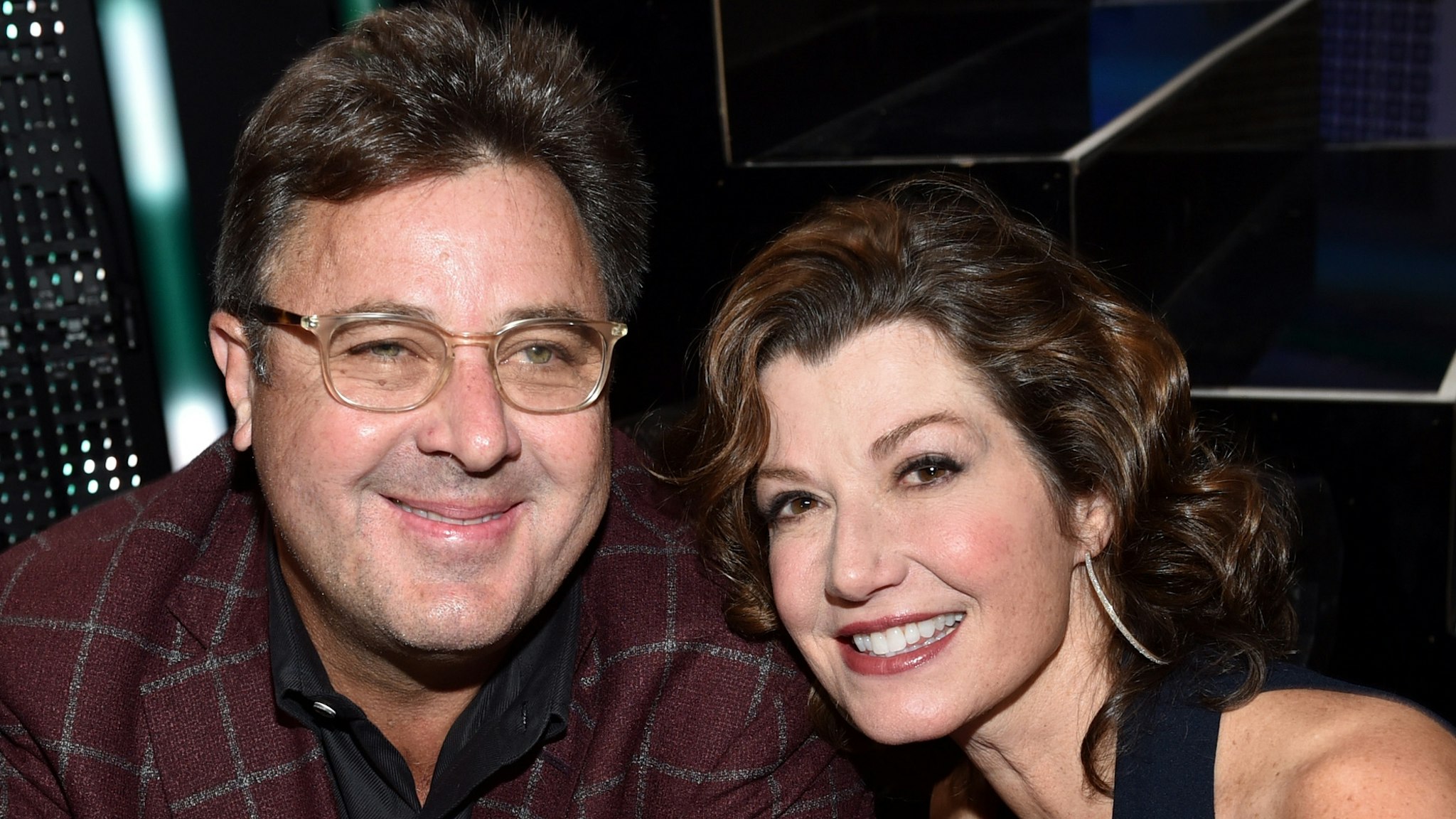 Singer-songwriters Vince Gill and Amy Grant attend the 2017 CMT Artists Of The Year on October 18, 2017 in Nashville, Tennessee.
